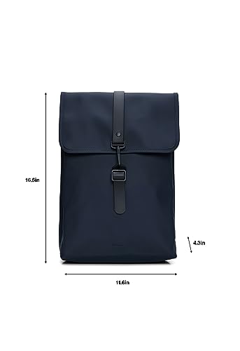 RAINS Rucksack for Men and Women - Waterproof Backpack for Commutes on Bike or Foot (Navy)4
