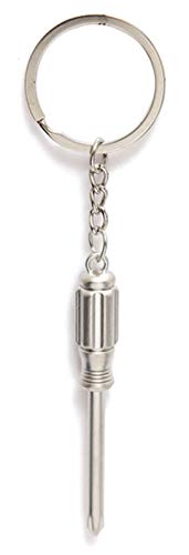 Work Tools Keyring/Metal Novelty Keychain - Screwdriver