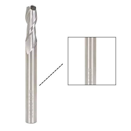 Image of kimllier 5Pcs 1 /4 Inch Helix Carbide End Mill 2 Flute 30 Degree CNC Square Nose End Mill Bits Straight Shank Drill Bits