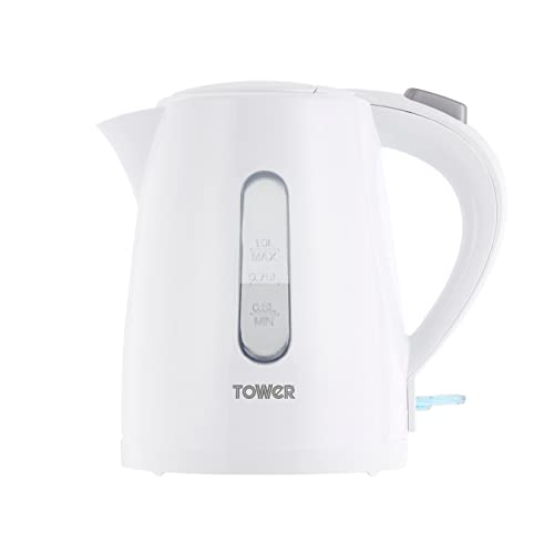 Tower T10029W 1L Jug Kettle with 360° Swivel...