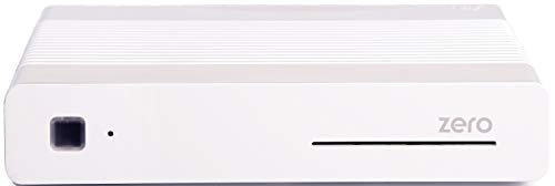 VU+ Zero HW Version 2-1x DVB-S2 Full-HD Sat Tuner E2 Linux Receiver, YouTube, Satellit Receiver mit Aufnahmefunktion, Kartenleser, Media Player, (Full HD, 1080p) weiß