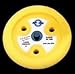 Buff and Shine 9" Dia. X 1-1/2" Yellow Contoured Foam Grip pad with Centering tee & Cooling Holes (BFS-935GT)