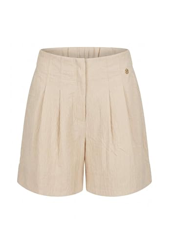 Bermuda en lin mélangé homme léger avec poches et braguette zip