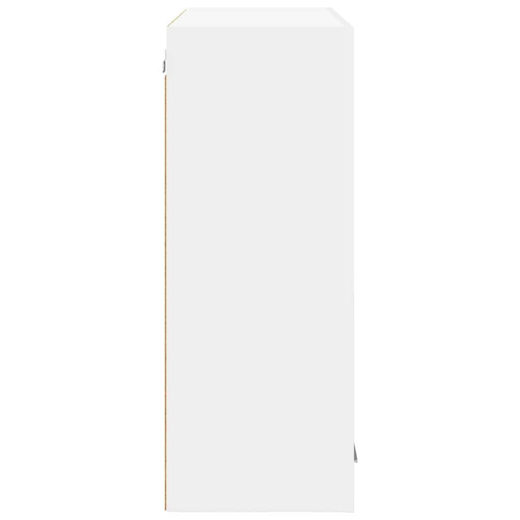 vidaXL Mueble Colgante con Puerta 80 x 31 x 80 cm Madera de ingeniería, Armario de Cocina Moderno, diseño Rectangular, Gran Espacio, Materiales Resistentes, Estilo contemporáneo, soluciones de hogar