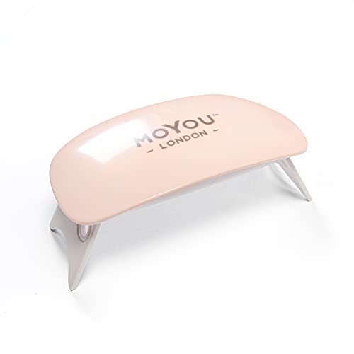 MOYOU LONDON LED & UV Light for Gel Nails – Lightweight & Compact 6W Curing Lamp with 5V/1A USB Power Cable – Gel Nail Polish Lamp & Other Nail Supplies