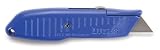 Lutz 30682#82 Safety Nose Retractable Blade Utility Knife - Blue (82-BL)