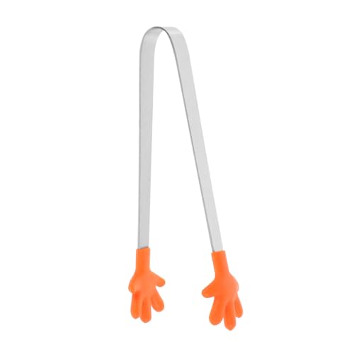 ABOOFAN Convenient Sleeve Tongs Sturdy Ice Serving Tongs for Sugar Cubes Desserts and Appetizers for Household Use Portable Kitchen Utensils