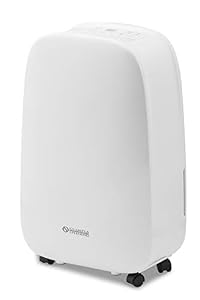 Olimpia Splendid 01957 Aquaria Slim 12 P Deumidificatore 12 Litri al Giorno con Tanica Estraibile, Timer 24 Ore Integrato e Pure System, Gas Naturale R290, Bianco