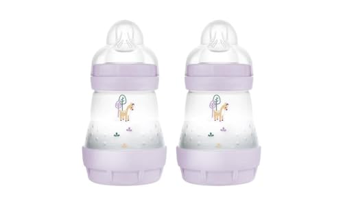 MAM Easy Start Botella anticólica de 160 ml - 2 unidades con niña