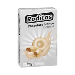 Galletas Roditas bañadas con chocolate blanco Hacendado Caja 4 paquetes (300 g) Pack 2