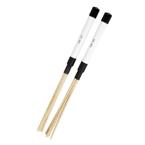 Juego de baquetas para práctica de batería, baquetas de madera antideslizantes para adultos e instrumentos de percusión tenor miniatura 6