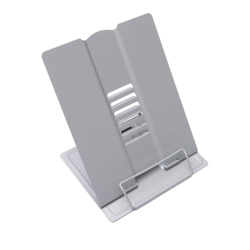Support de lecture en métal avec angles d'inclinaison ajustables pour livre et tablette