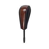 Yoegerery Automatic Gear Stick Car Shift Gear Knob for bm=w E81 E82 E87 E90 E91 E93 E36 E38 E46 Z4 Z3 E53 E60 X5 X3 (Wood Grain, Short)