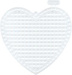 DariceBulk Buy: Plastic Canvas 7 Count 3" Hearts 10/Pkg Cle