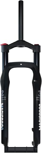 Bicicleta de montaña eléctrica HOMSXPAC 4.0 con llantas anchas, 20/26 pulgadas, para nieve y playa. Horquilla de aire de 1-1/8'. Freno de disco delantero recto. Recorrido de 120 mm. Eje trasero de 9 x