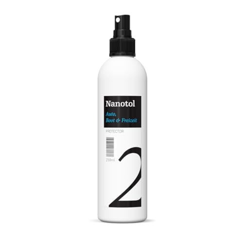 Nanotol Auto, Boot, Freizeit Protector 250 ml (40 m²) - Nanoversiegelung (Step 2) für Lack, Felgen, Autoglas - Glanzversiegelung Lackpflege Lotuseffekt Keramik-Polymer-Hybrid-Beschichtung