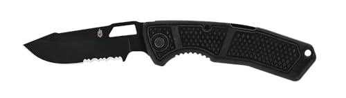 Gerber Gear Order - Lightweight Folding Pocket Knife for Hiking, Camping & Outdoor - Everyday Carry Tool - Tactical, Survival Utility Knife - Trip Essentials - Black