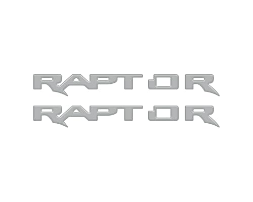 Running Board Emblem Overlays - Compatible with 2024-2026 Ford Ranger Raptor (*OE Color - Avalanche Gray)