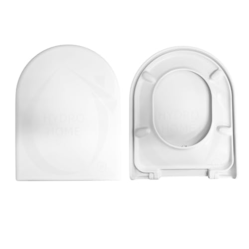 HYDRO HOME Tavoletta Wc Pozzi Ginori Ydra Come Originale, In Materiale Termoindurente, Con Cerniere Fissaggio Dall'Alto MADE IN ITALY (CHIUSURA CLASSICA)