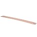 Haosie Metal Ruler 6 Inch/15 cm, 1.5mm Thickness Copper Straight Ruler, Small Bookmark Ruler with Inches/Metric, Measuring Tool for Planner, Scrapbook and Diary(15cm/6in-Copper)