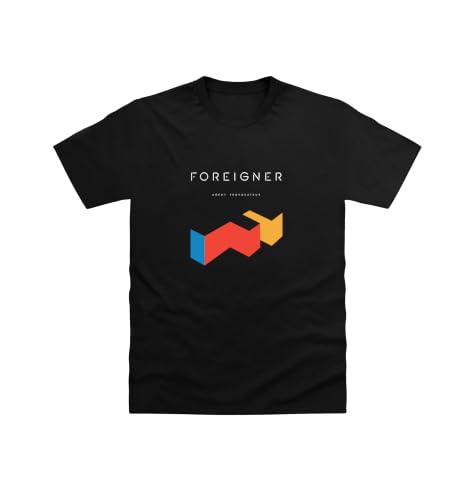 Image of Foreigner Rock Band Agent Provocateur Black T-Shirt (Black, XL)
