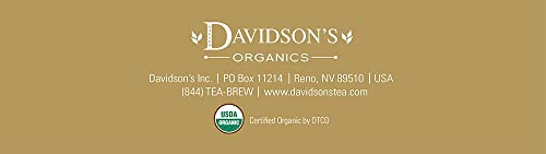 Davidson's Organics, Single Serve Decaffeinated Green, 100-Count Individually Wrapped Tea Bags #TOP3