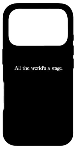 All the World's a Stage VFCNXsA̖ X}zP[X iPhone 17 Pro p