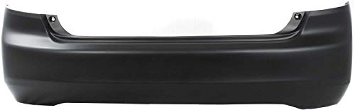 Evan Fischer Rear Bumper Cover Compatible with 2003-2005 Honda Accord - HO1100208