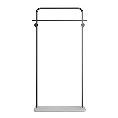 Porte-manteau autoportant nordique en fer forgé avec étagère en marbre pour chambre