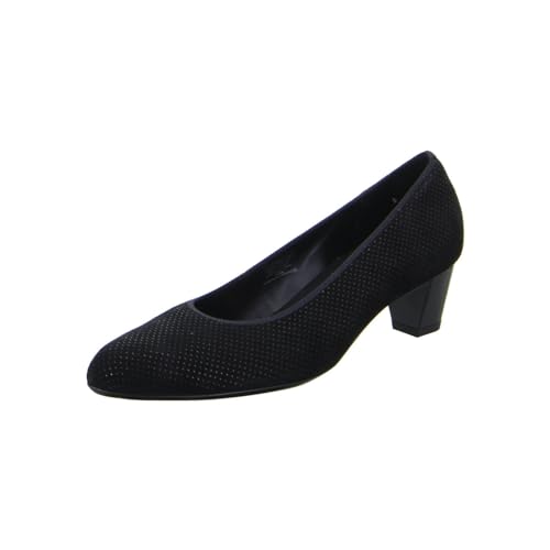 Escarpins femme ARA Knokke en cuir noir soulagement pieds sensibles talon moyen