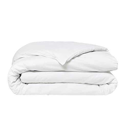 Cotton Duvet Cover 240 x 260 cm for 2 People, White, Jumeau - Image 3
