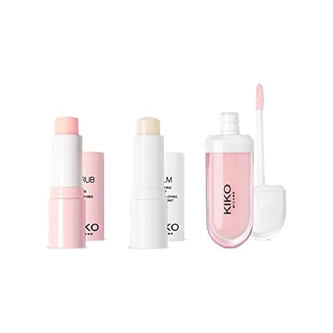 Kiko Milano Lip Volume Set Tutu Rose + Lip Balm + Lip Scrub Cover