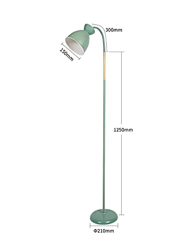 Stehlampe Vintage DIYA -Schwarz, Stehleuchte Wohnzimmer E27 Fassung Max