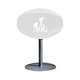 Der Cocoon freistehende Sockelkamin in Schwarz für den Cocoon Aeris integriert Sich nahtlos in jedes Raumkonzept, einfaches und stilvolles Erscheinungsbild.