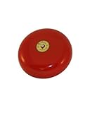 Red Fire Alarm Bell, 10 Inch 120 Volt