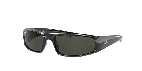 Ray-Ban RB4335 Sunglasses Bundle: RB 4335 601/71 Black Dark Green and Universal Anti-slip Silicone Leash