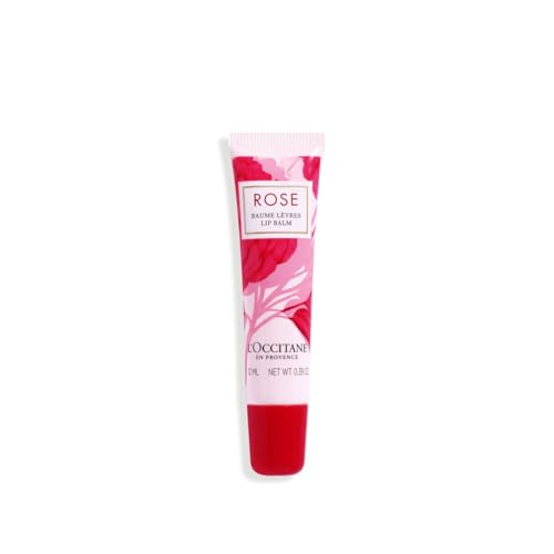 L'OCCITANE Bálsamo de labios Rosa, 12 ml, Fabricado en Francia