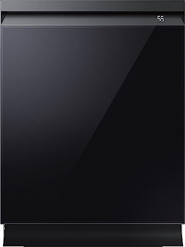 Samsung DW60BB890UAPET Teilintegrierter Einbau-Geschirrspüler, 60 cm, 14 Maßgedecke, Water Jet Clean, Innenbeleuchtung, Schwarz