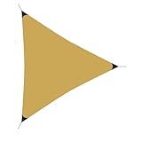 Dreieck aus Polyestergewebe, 3 x 3 m, robuste Haken und Seile