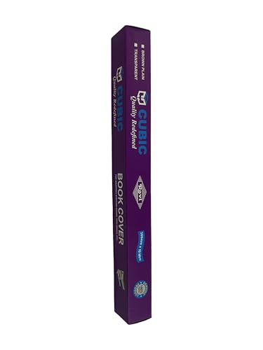 Image of CUBIC Book Cover Roll | Opaque Milky White | Pack of 2 | 10 Meter Length | Book Binding Roll | Tear-Resistant & Durable | Ideal for School & Office Use