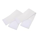 2 Piezas manga blanca de futbol brazalete de bricolaje en insignia de fútbol banda de accesorios de fútbol letras fútbol americano cinturón de accesorios nylon