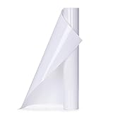 熱転写ラバーシート 3Dパフ アイロンプリントシート ホワイト(白) 155cm×25cm DIYのTシャツの生地の衣類の織物に適したPUの材料は衰退しないで洗浄することができる