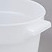 Cambro Round 2 Quart Poly White, red (RFS2148)