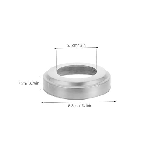 4 tapas de acero inoxidable para escalera de piscina miniatura 2