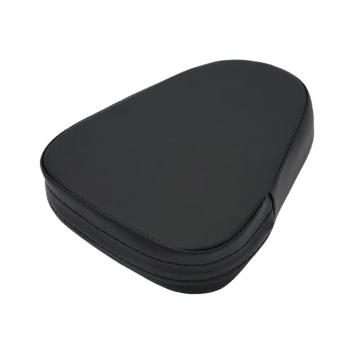Coussin de dossier passager moto noir universel sécurisant pour cruiser