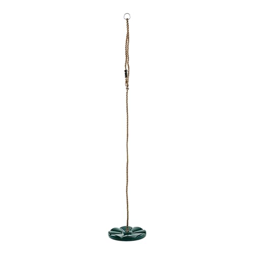 Balançoire disque plastique vert 2.5m pour amuser les enfants au jardin