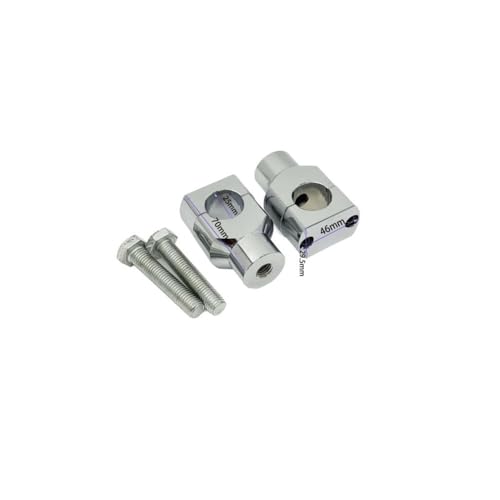 Clip montaje manillar de 25mm y abrazadera elevadores ajustable para moto Custom 3