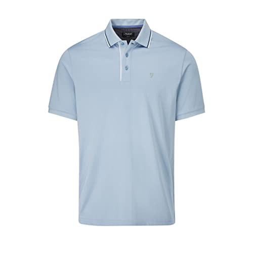 Image of Farah Hoxie Polo Shirt, Farah Blue Grey/White, X-Large