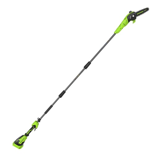 Image of Greenworks 24V 8 in Cordless Electric Pole Saw, Tool Only