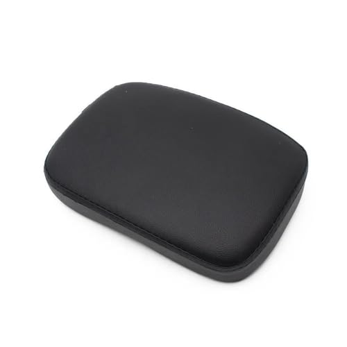 Asiento trasero de cuero sintético con ventosas para motos Custom y Dyna